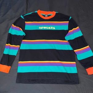 Multi-color Odd Future Embroidery Long Sleeve Tee